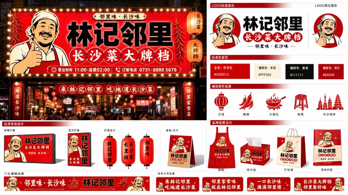 林记邻里 · 招牌与延展设计